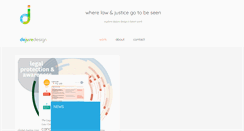 Desktop Screenshot of dejuredesign.com